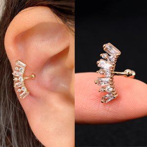 5/$35 BUNDLE DEAL! Gold Tone Ear Cuff Cluster NEW